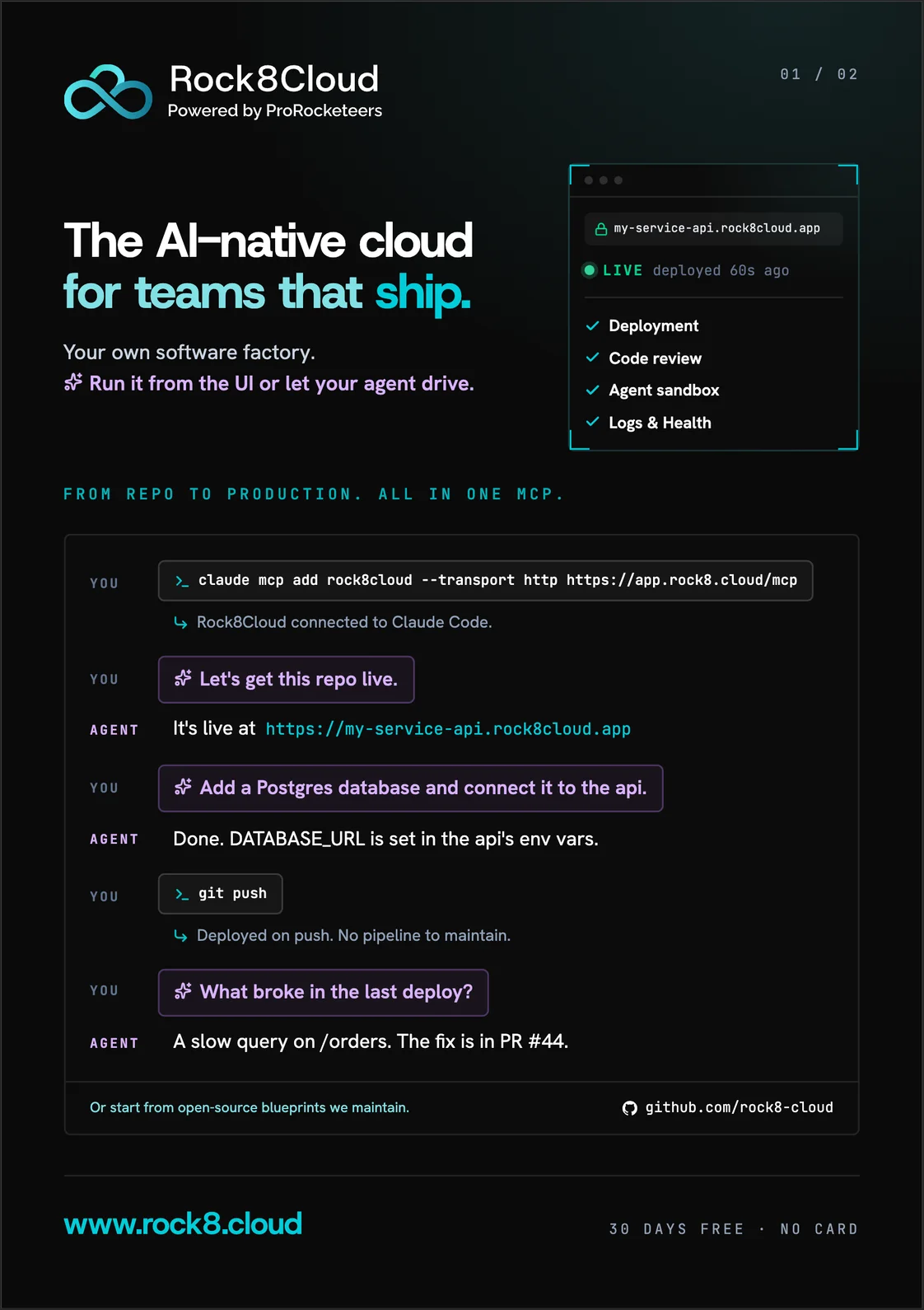 Conference flyer, front